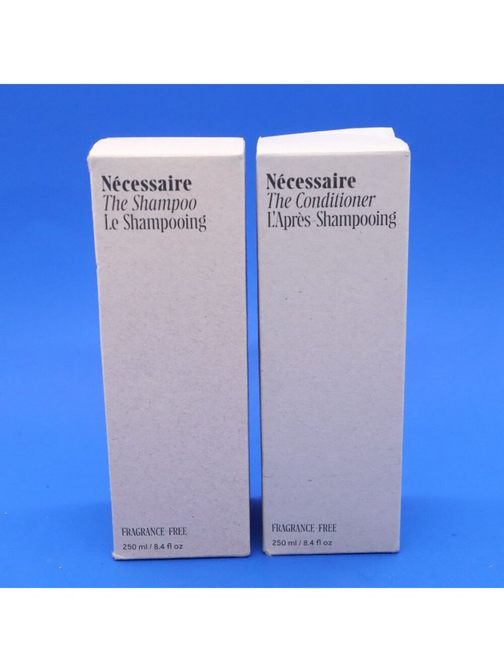 Nécessaire The Shampoo & Conditioner Duo Set Fragrance-Free 250ml Each
